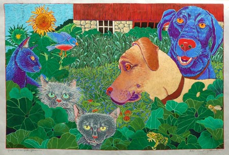 Guardians of the Garden (20 x 30)