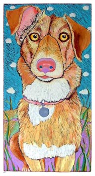 Island Dog (18 x 10)