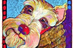 Happy Dog 1 (8 x 8-1/2)