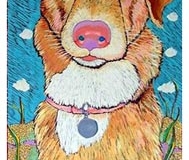 Island Dog (18 x 10)